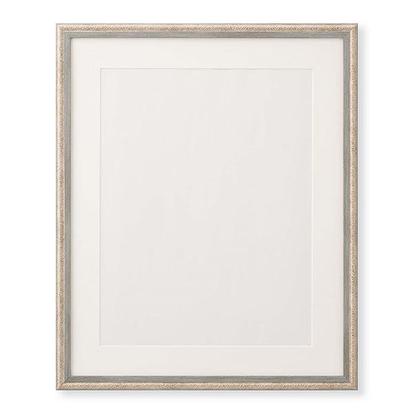 超軽量 水彩額 366P水彩額 F6 ( 410×318ｍｍ )グレー/ライトブルー 絵画 額 額縁 フレーム