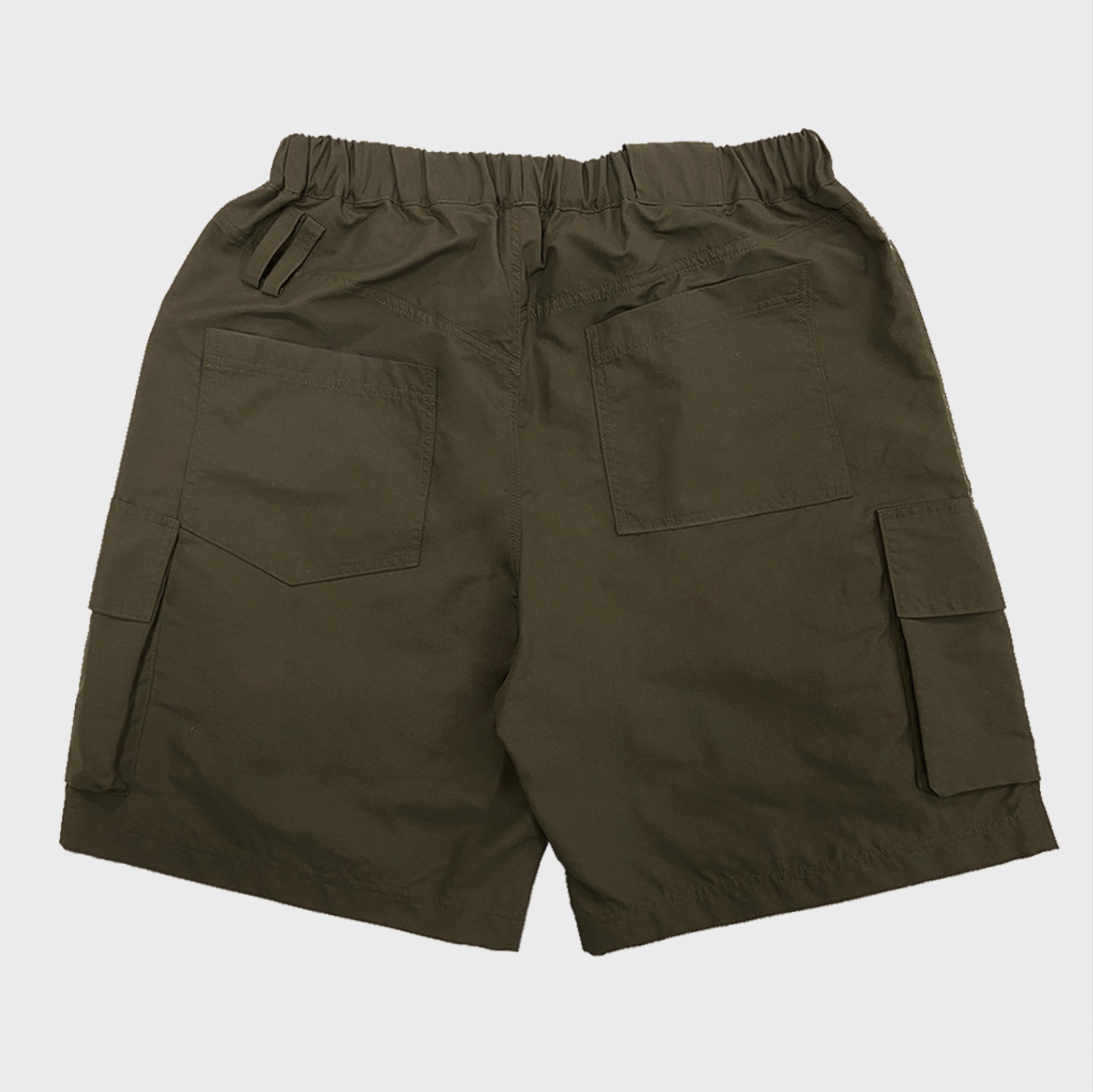 UTILITY NYLON SHORTS_KHAKI 韓国ナイロン ショートパンツ