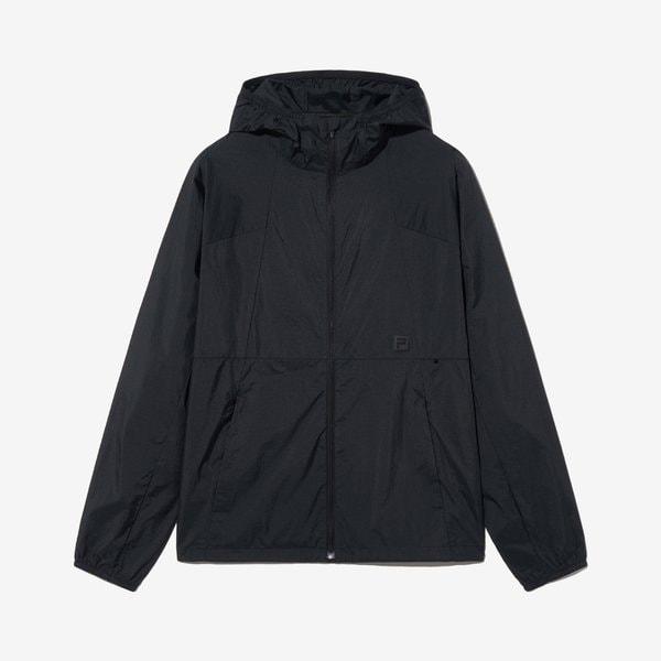 [FILA] 軽量フード付きウインドブレーカー (FS2JKH2202X_BLK)