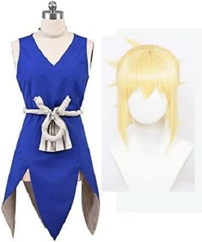 ウィッグ付き コスプレ 衣装 ドクターストーン 琥珀 クリスマス ハロウィン 仮装