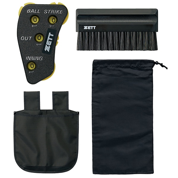 ゼット 野球防具 球審用4点セット ブラック BL2231A 1900