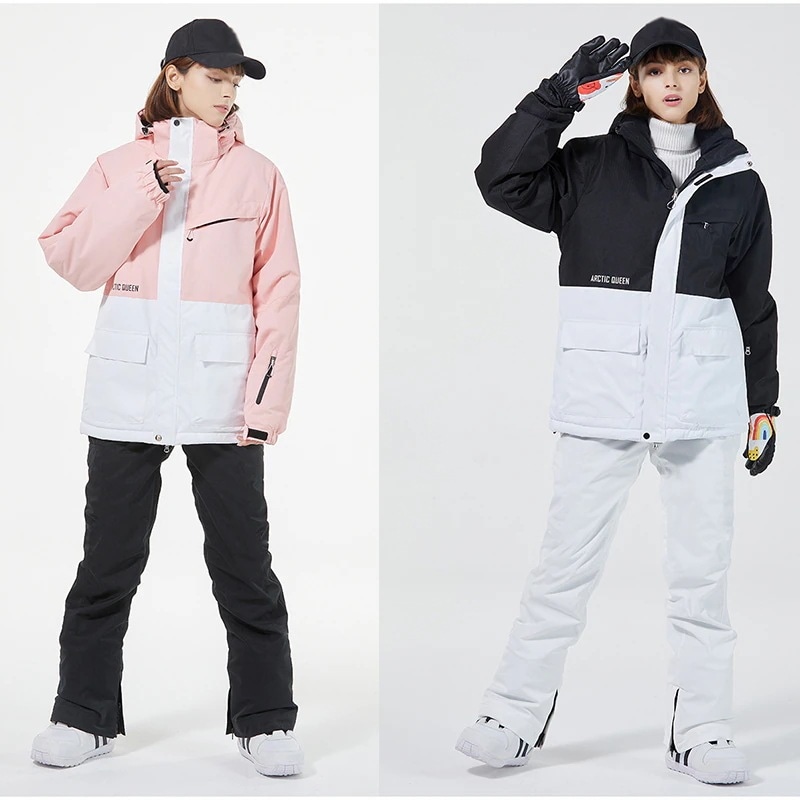 上下セット スノーボードウェア 韓国ファッション スポーツシリーズ スノーボードウェア