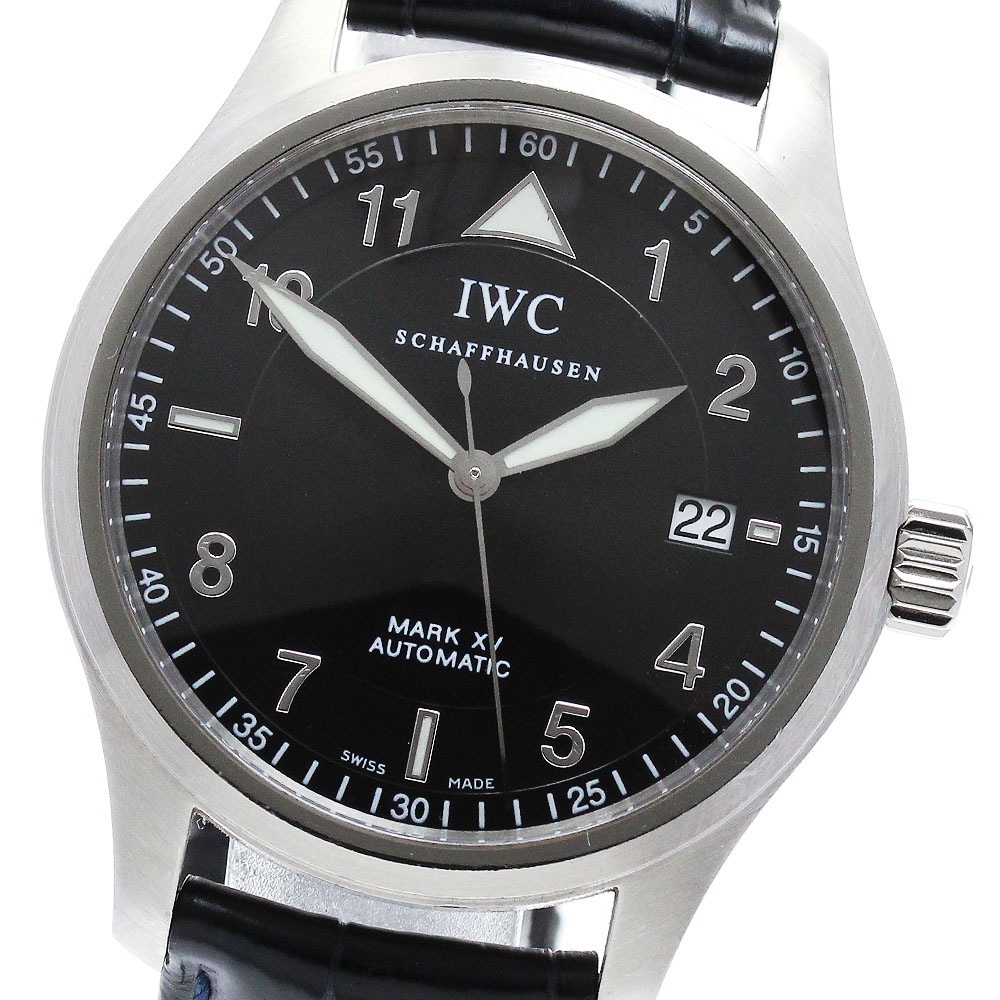 IWC IWC SCHAFFHAUSEN IW325311 スピットファイヤー マークXV デイト 自動巻き メンズ 保証書付き_888988【中古】