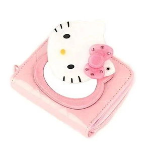 Qoo10] サンリオ ハローキティ ミラー財布 LIGHT P : キッズ