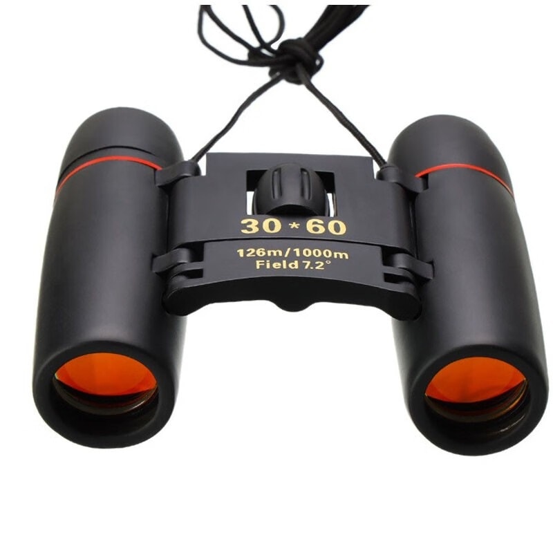 ミニ望遠鏡30乗60望遠鏡小型精緻望遠鏡屋外旅行ハイビジョン望遠鏡子供ミニミニミニミニ双眼鏡【赤膜】
