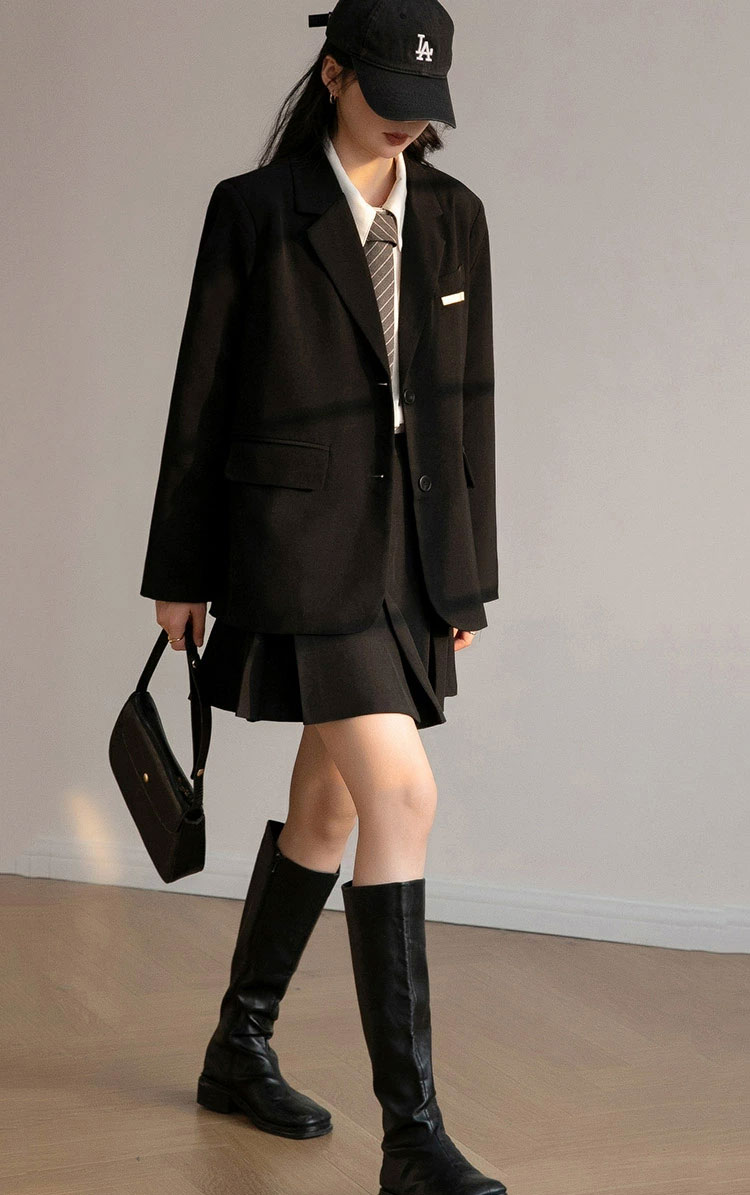 卒業式 スーツ 女の子 大きいサイズ ゆったり 卒服 女の子 セットアップ スカートスーツ フォーマルスーツ ブレザー ショートスカート 入学式 スーツ 女の子 子供服 黒 ピアノ発表会 パーディー