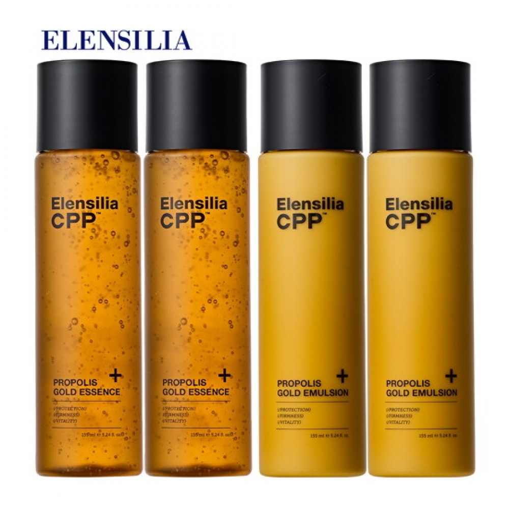 [通常価格160X000ウォン] [エレンシラ] CPP プロポリスゴールドエッセンス 155 ml 2 + エマルジョン 155 ml 2