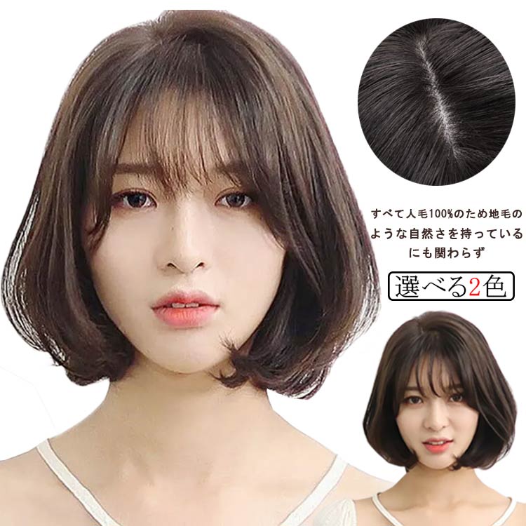 [Qoo10] 人毛ウィッグ 人毛100％ 医療用 フル : バッグ・雑貨