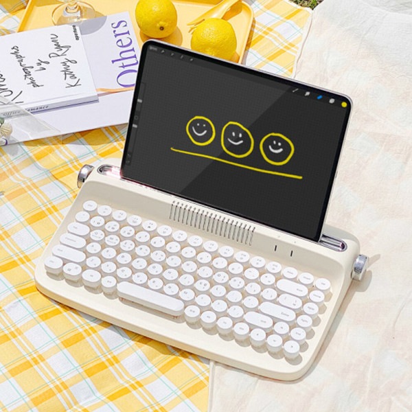 NEW レトロ ミニ Bluetooth マルチペアリング キーボード B303