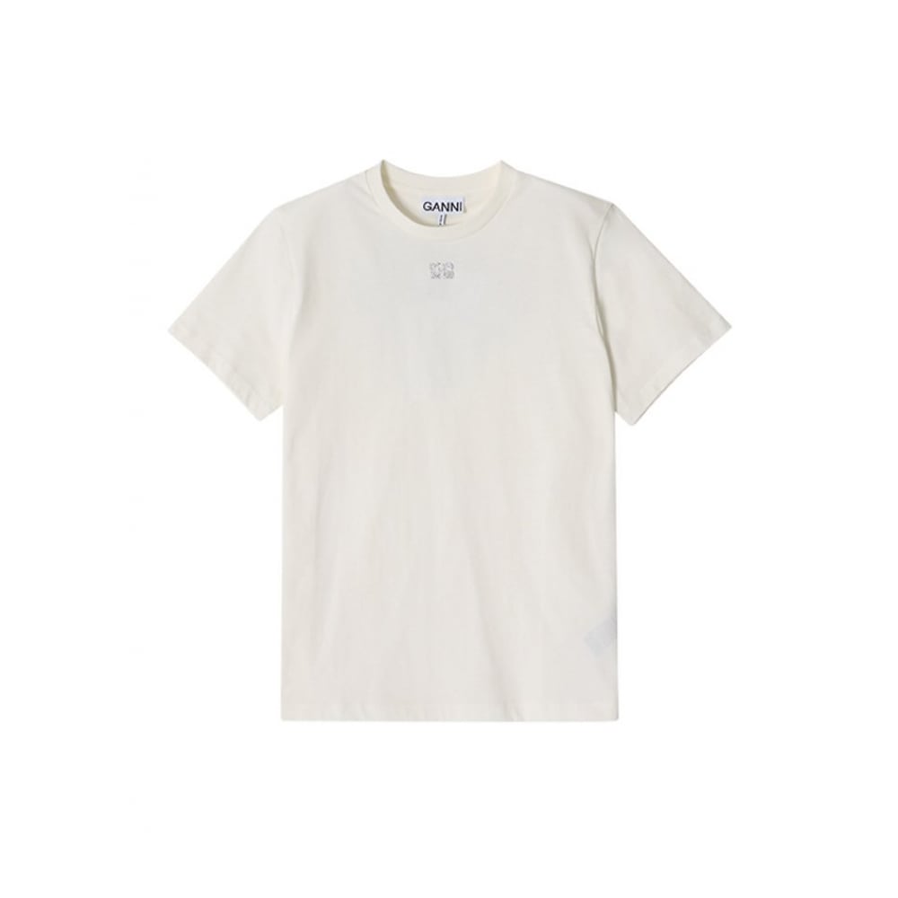GANI レディースキュービックバタフライロゴショートスリーブ Tシャツ (T3946 135)