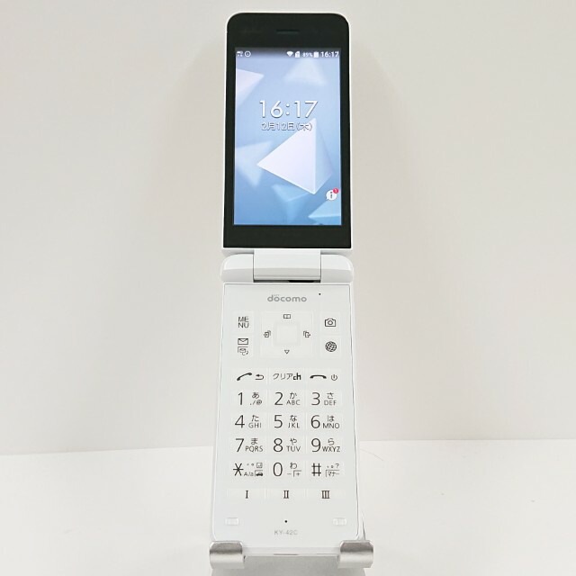 DIGNO ケータイ KY-42C ドコモ ホワイト 送料無料 本体 c17084 【中古】