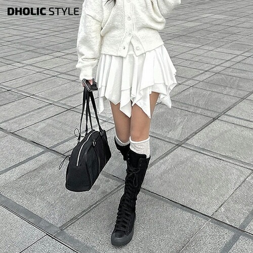 [メガ割りSALE]アンバランスフリルミニスカート・p628843 5,319円