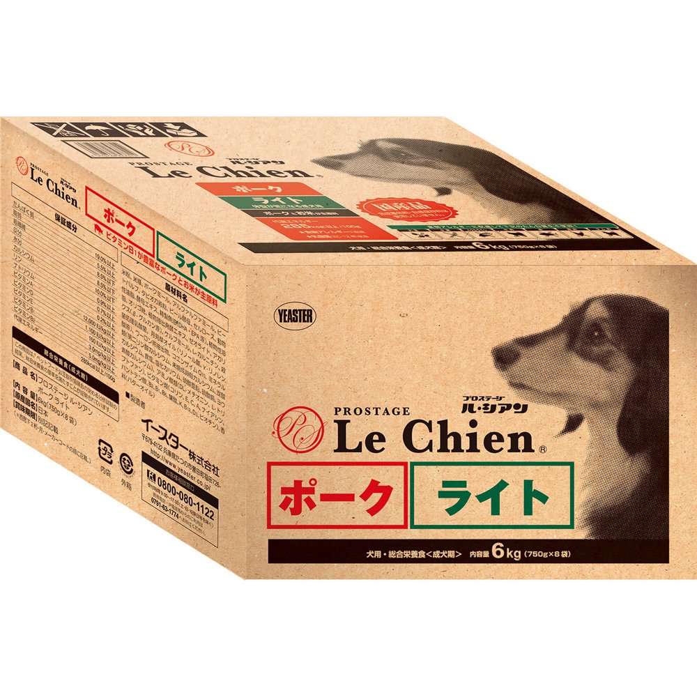 プロステージ ドッグフード ル・シアン ライト ポーク 6キログラム (x 1)