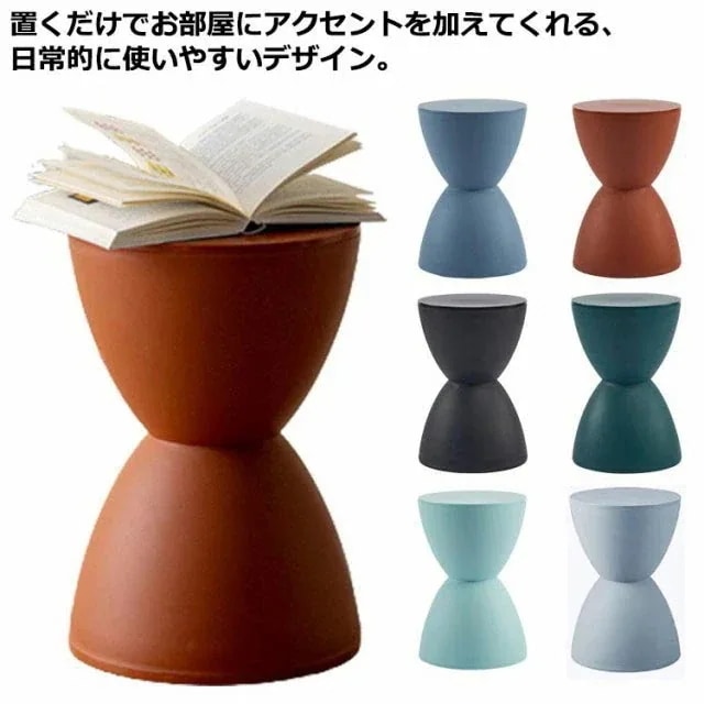 【急速出荷!】イス スツール 砂時計型 おしゃれ 玄関 インテリア 足置き 完成品 玄関スツール サイドテーブル 雑貨 イス チェア スツール 椅子 足置き台 子供 洗面 室内 花台 インテリア か