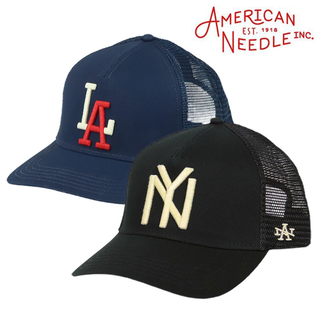 メッシュキャップ メンズ キャップ NY LA ロゴ 帽子 メッシュ ブランド ヤンキース エンゼルス ニグロリーグ 復刻 レトロ