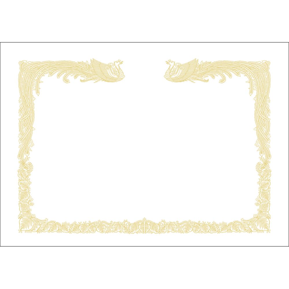 ササガワ プリンタ対応 賞状用紙 雲なし A3判 縦書用 100枚入 10-1480