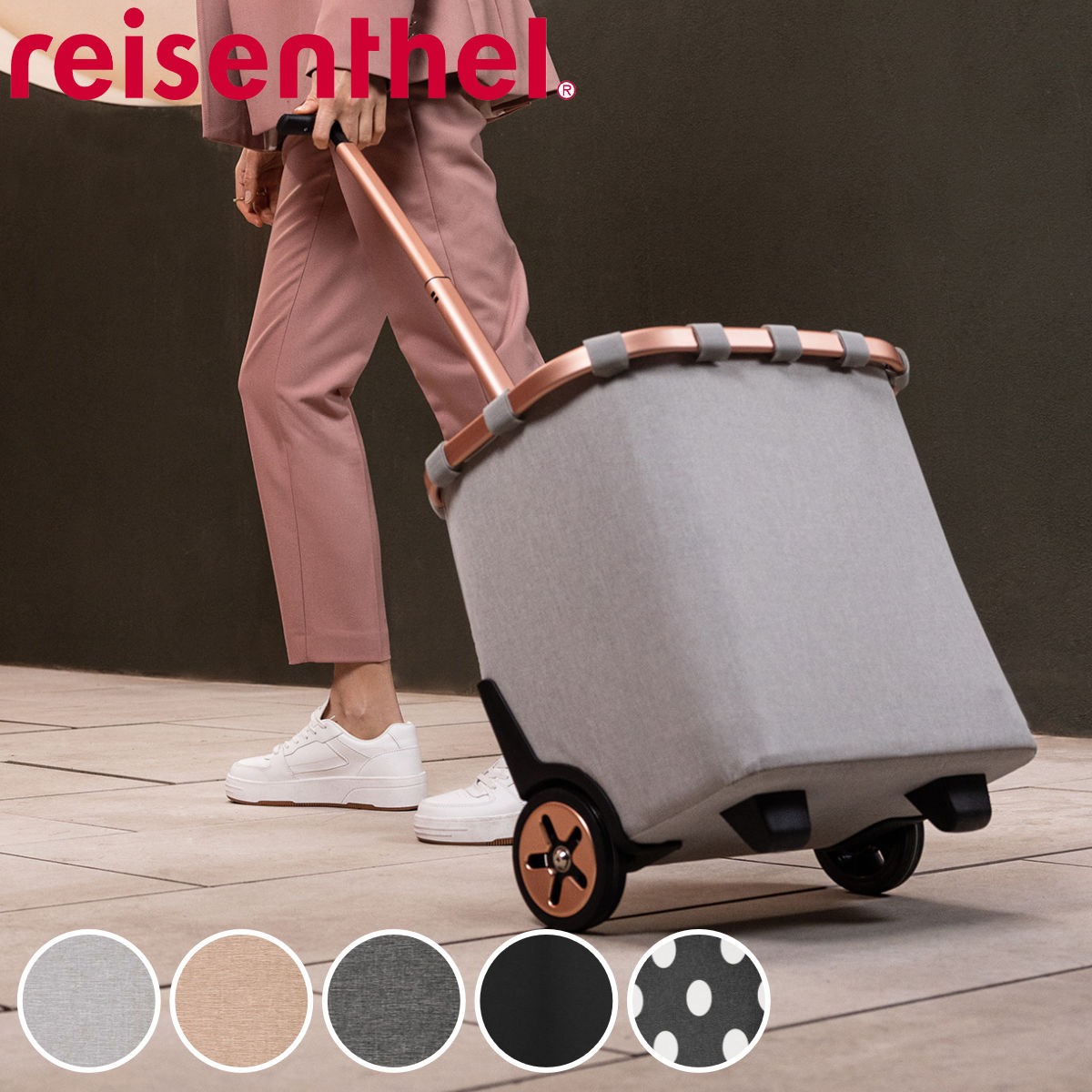 ショッピングカート ライゼンタール CARRYCRUISER FRAME キャリークルーザー フレーム 40L 買い物カート 頑丈 大容量 キャリーカート 2輪 伸縮ハンドル ショルダーベルト