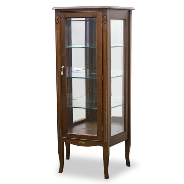 コレクションラック キュリオケース クラシック調 猫脚 Venezia 約幅62cm 開梱設置