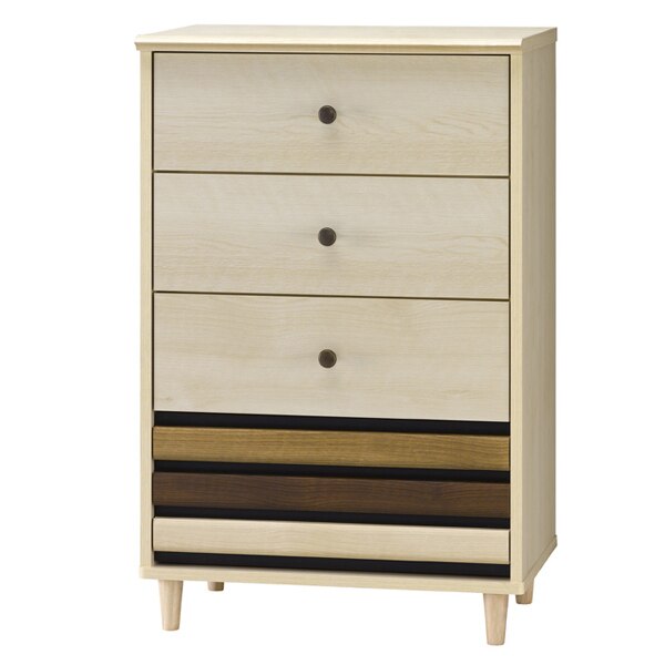 チェスト 4段 洋タンス 北欧風 モダンデザイン オルネ 幅59cm