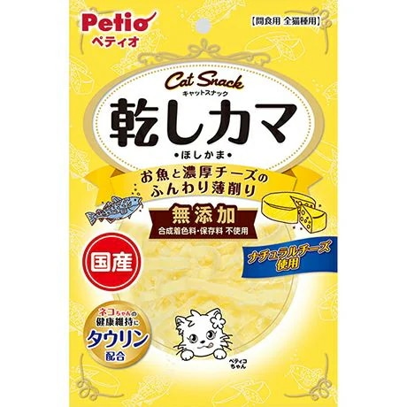 【30個セット】ペティオ ペティオキャットSNACK乾しカマお魚と濃厚チーズのふんわり薄削り20g