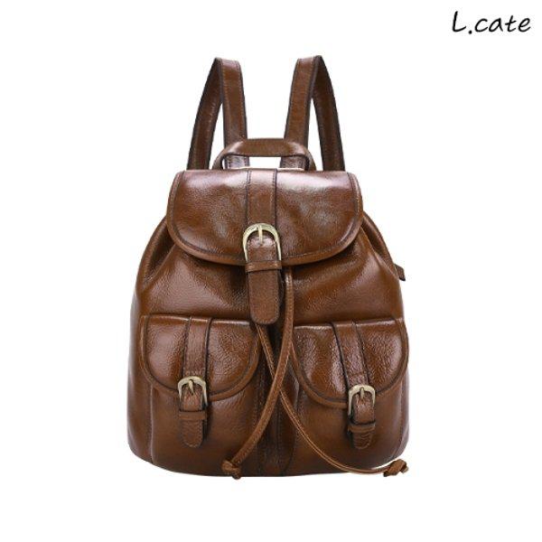 女性用バックパック LSB236 デイリー牛革バッグ