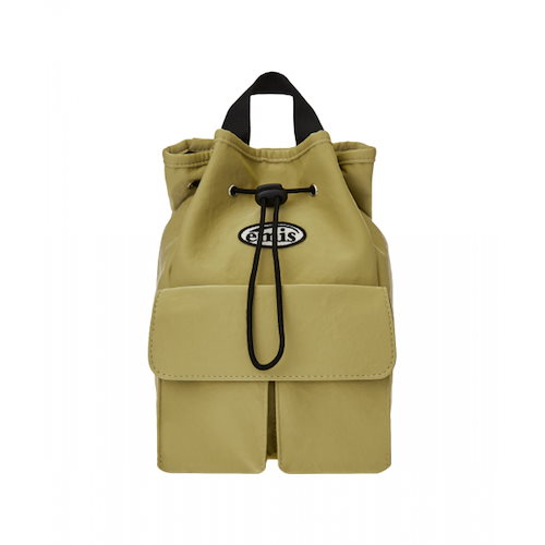 [EMIS] シアリングバックパック BEIGE / 韓国発 Qoo10 EMIS EMIS シアリングバックパック リュッ