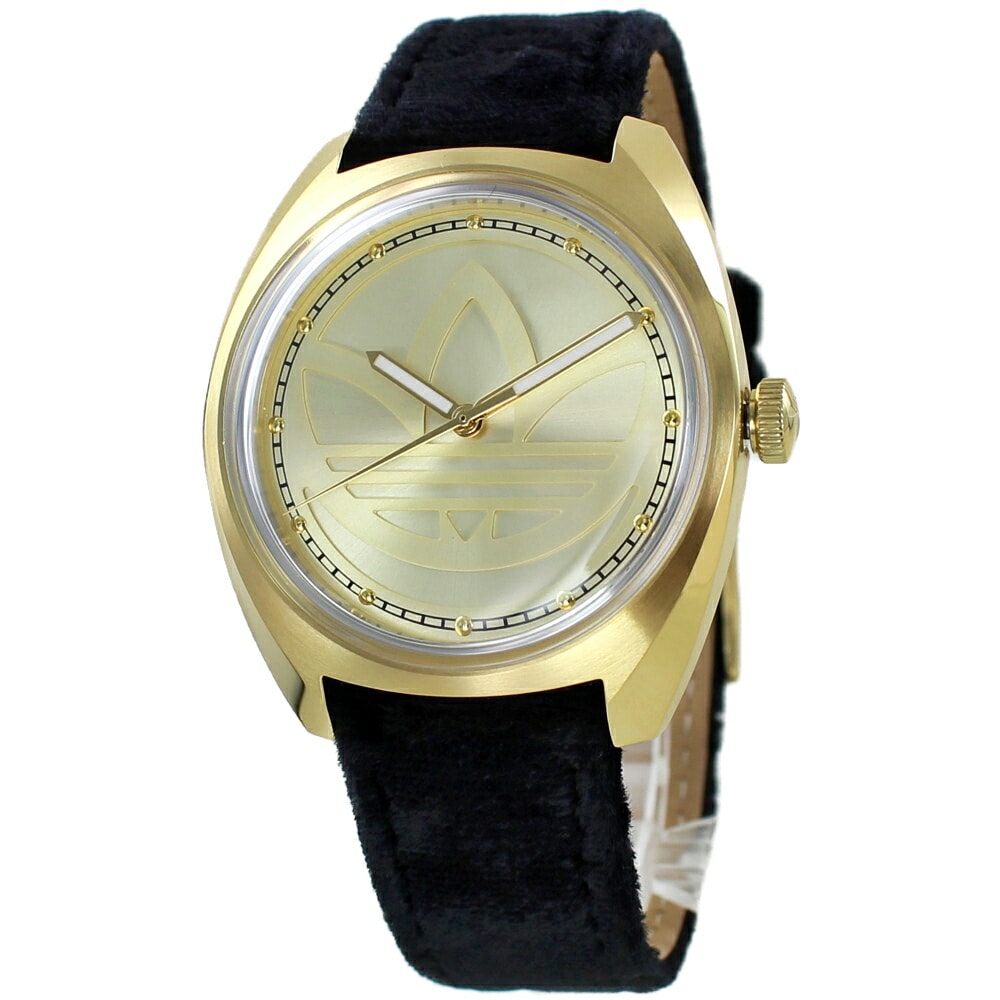 アディダス 腕時計 手表 メンズ レディース 革ベルト ブラック 黒 ゴールド おしゃれ ブランド 誕生日プレゼント 女性 男性 高校生 大学生 彼氏 彼女 友達 プレゼント 妻 母 夫 父 記念日 9,417円