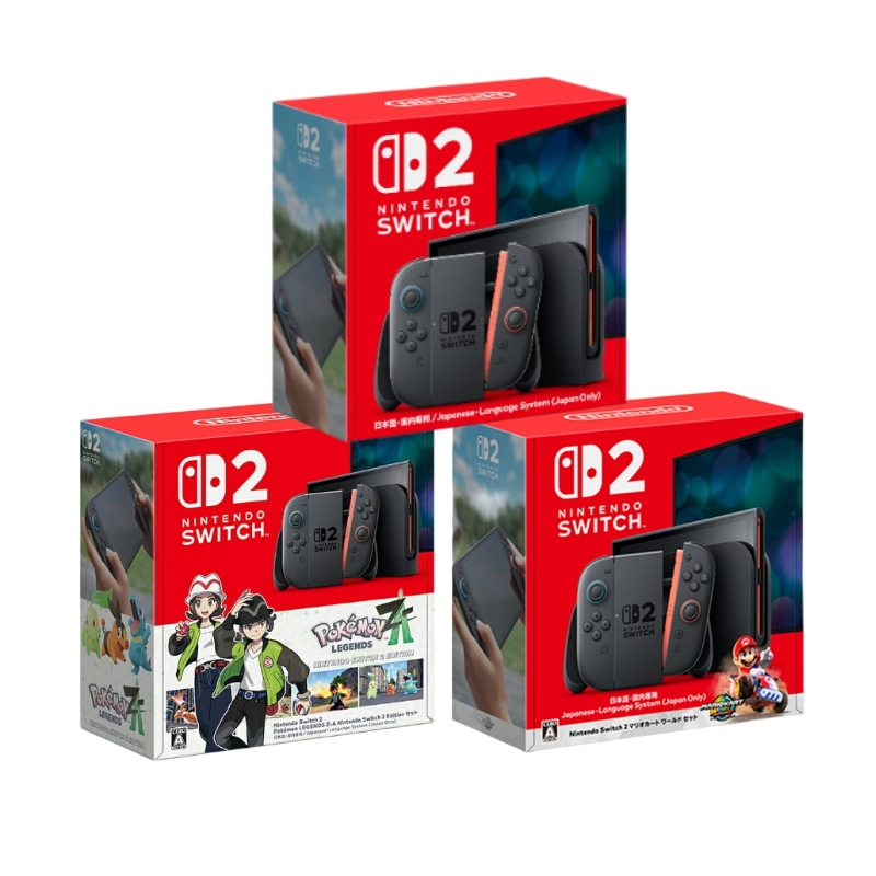メガ割 「Nintendo Switch 2」 日本語版/多言語対応版/マリオカート ワールド セット/Pokemon LEGENDS Z-A Edition セット 各種 本体 メガポ