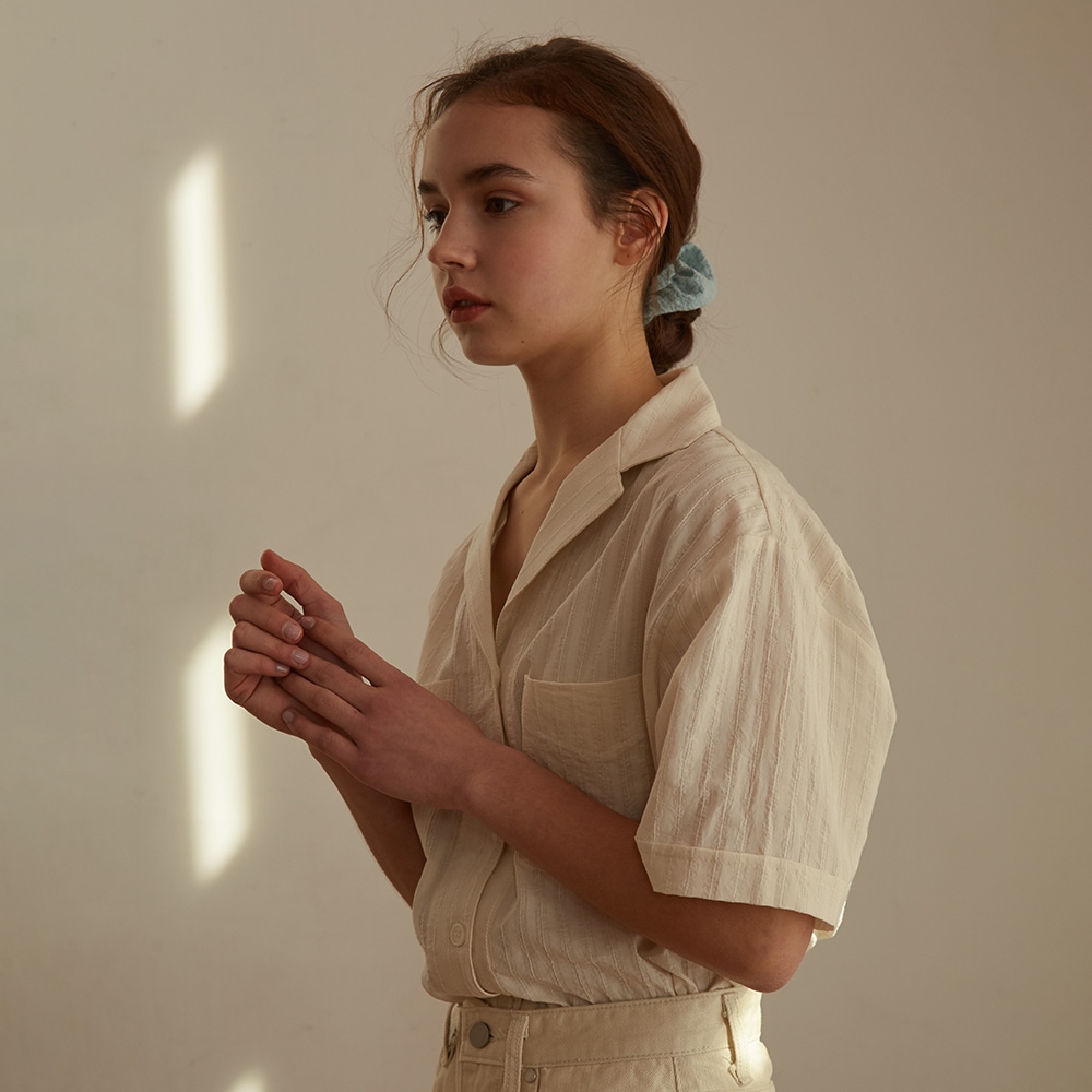 STICH POCKET SHIRTS_IVORY