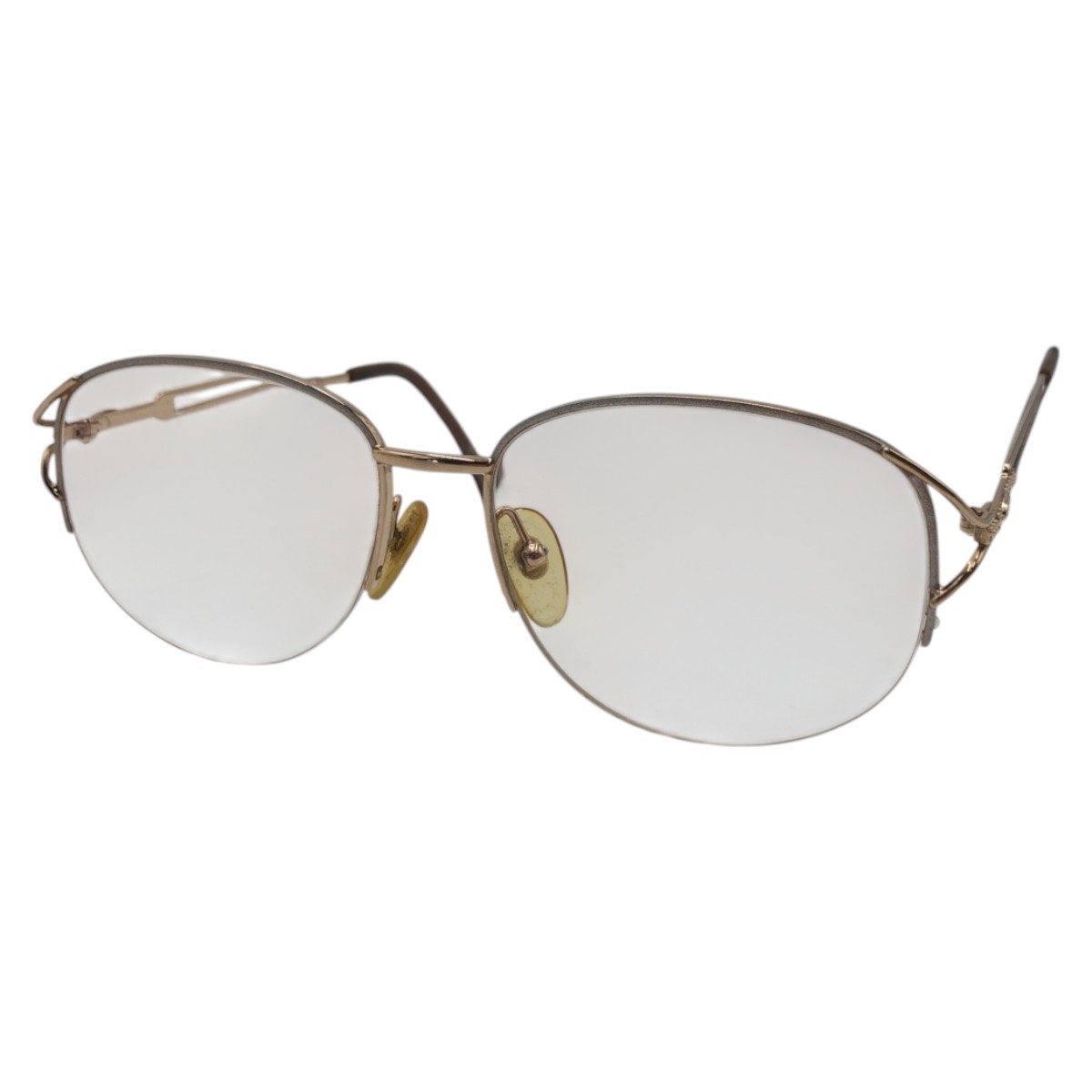 ヴィンテージ CDロゴ ゴールド メタル 2915A 48 5516 130 メガネフレーム 男女兼用 レディース 410826