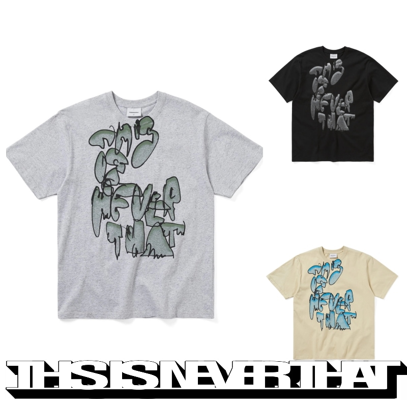 【THISISNEVERTHAT】 GRAFFITI TEE : 3COLORS