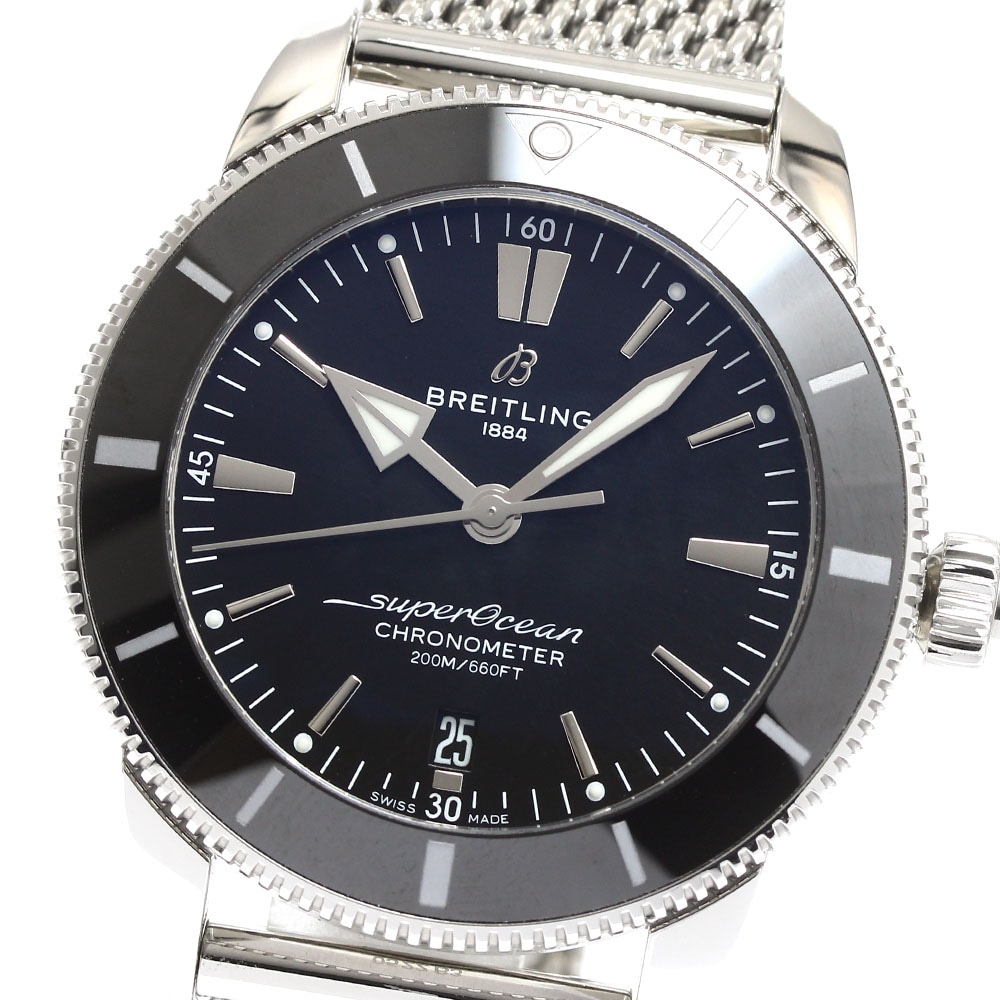 訳あり ブライトリング BREITLING AB2030 スーパーオーシャン ヘリテージII B20 デイト 自動巻き メンズ _909685【中古】