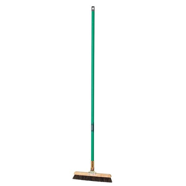 （まとめ） 自在ほうき/掃除用品 パイプ柄 30cm コシの強いタイプ 業務用 施設 店舗 会社 学校 5セット