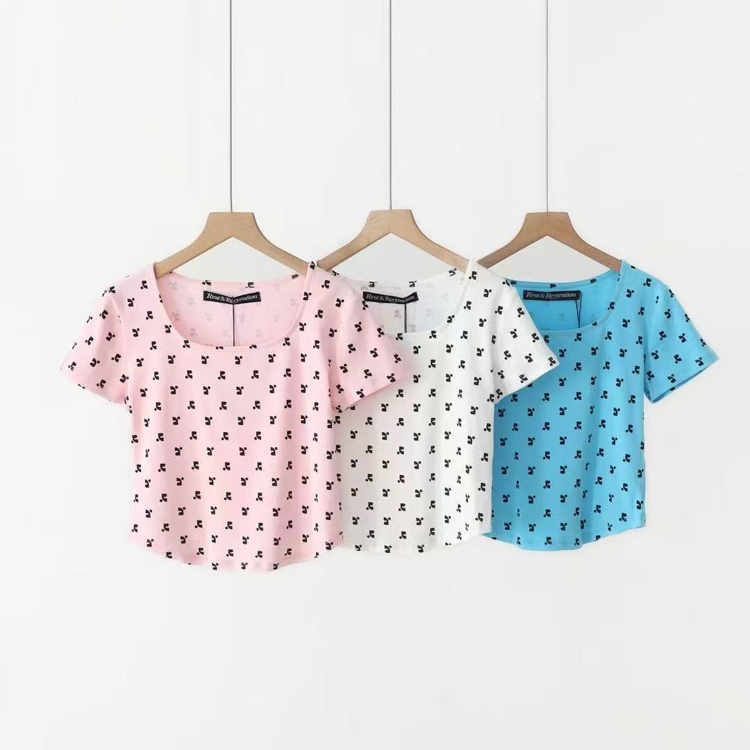 【即納】 RRドット 半袖 Tシャツ 韓国 人気 Tシャツ 3色展開