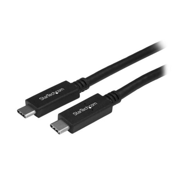 StarTech.com USB-C ケーブル 2m オス/オス USB 3.0(5Gbps)USB-C充電ケーブルUSB315CC2M 1本