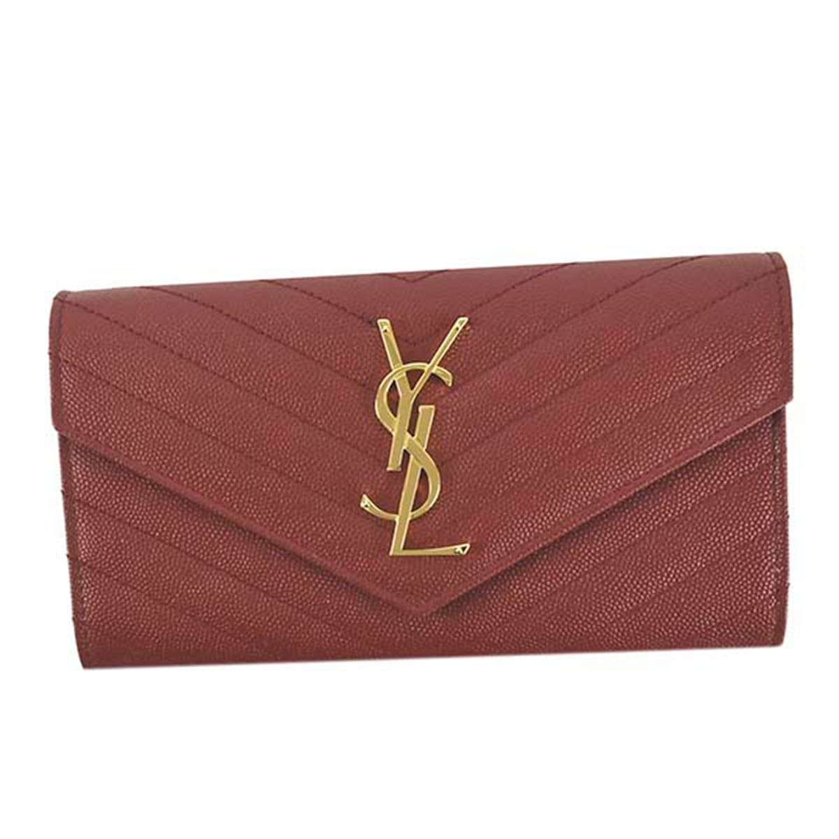 財布 長財布 フラップ式長財布 かぶせ 372264 BOW01 6008 OPYUM RED ダークレッド系 88,770円