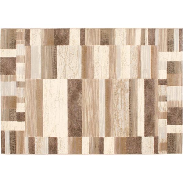 防炎 ラグマット 約240x330cm ベージュ ベルギー製 ウィルトン ピアソン プレーベル 72,090円