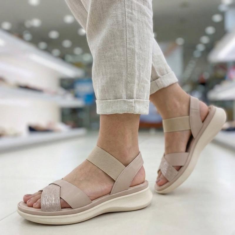 女性超軽量甲バンドサンダル 3CM YAEMDS704NYPI HDZT5A GN_GN