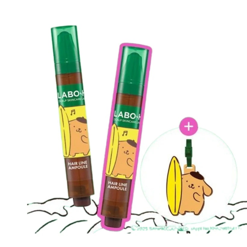 [25SS/New] 頭皮強化 ヘアラインアンプル 15ml+15ml(+タンニングポンポンプリン ラゲージ贈呈)#タンニングポンポンプリン#Sanrio