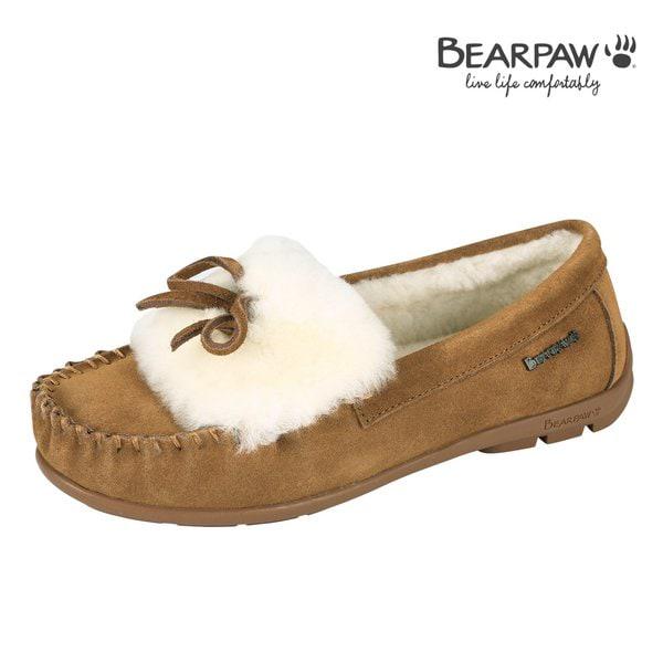 (BEARPAW) SYLVIA 女性用ウールヒッコリーモカシン K2434002PDW
