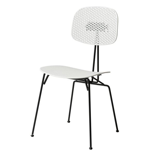 チェア/椅子 ホワイト 約W47xD50xH86xSH44cm 組立品