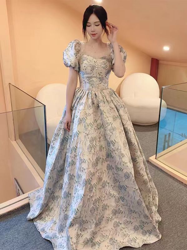 【2枚購入で 3oo円OFF！】ドレス2025アダルトギフトホストパフスカートエンゲージメントバンケット