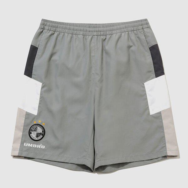 HBL OG カラーブロック 5分丈ショートパンツ UR221CHP56 GREY KHAKI