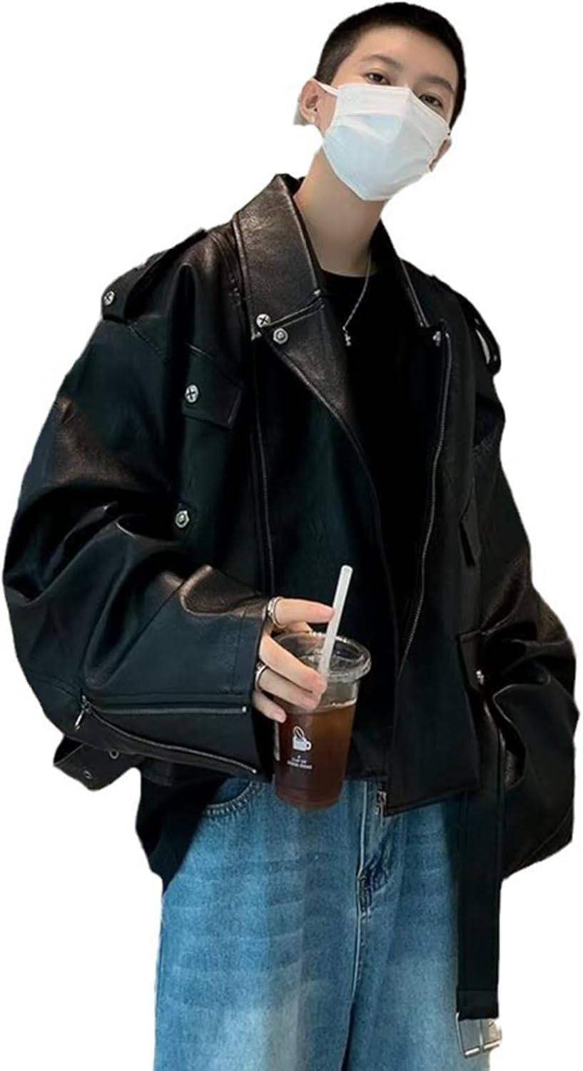 メンズ ライダースジャケット PUレザージャケット ショート丈 革ジャン ジャンパー カジュアル バイク用 防風 アウター 春秋 クラシック おしゃれ 大きいサイズ トップス ストリート