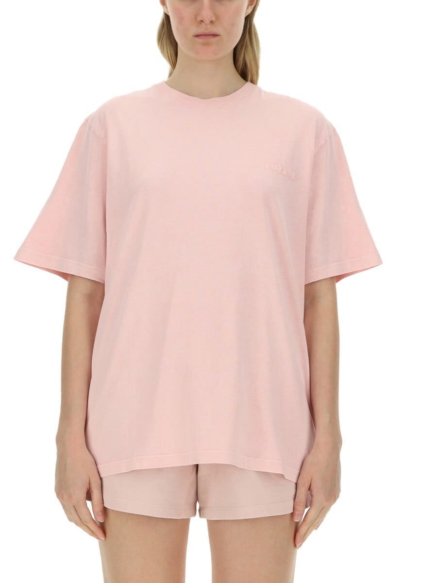 1124451011 ピンク 秋冬2024 Tシャツ レディース ia