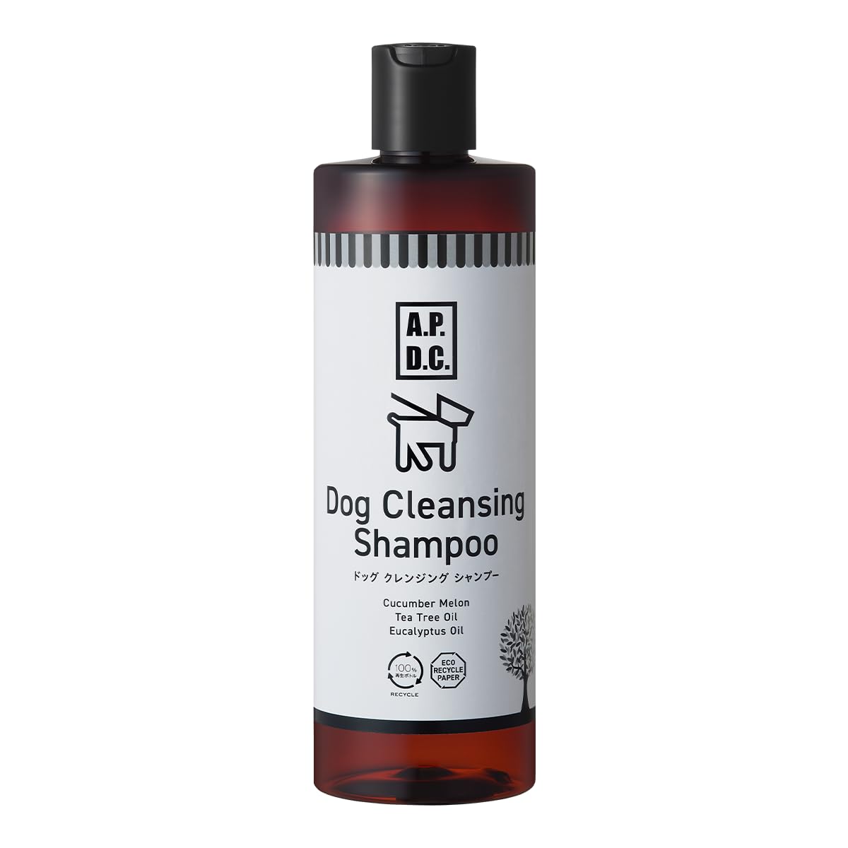 A.P.D.C. ドッグ クレンジング シャンプー 500ml (新パッケージ品) 全犬種対応 ハーブ 皮脂落とし