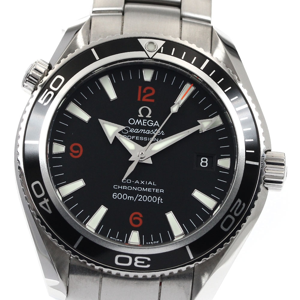 オメガ OMEGA 2201.51 シーマスター プラネットオーシャン コーアクシャル 自動巻き メンズ 良品 保証書付き_877982【中古】 229,320円