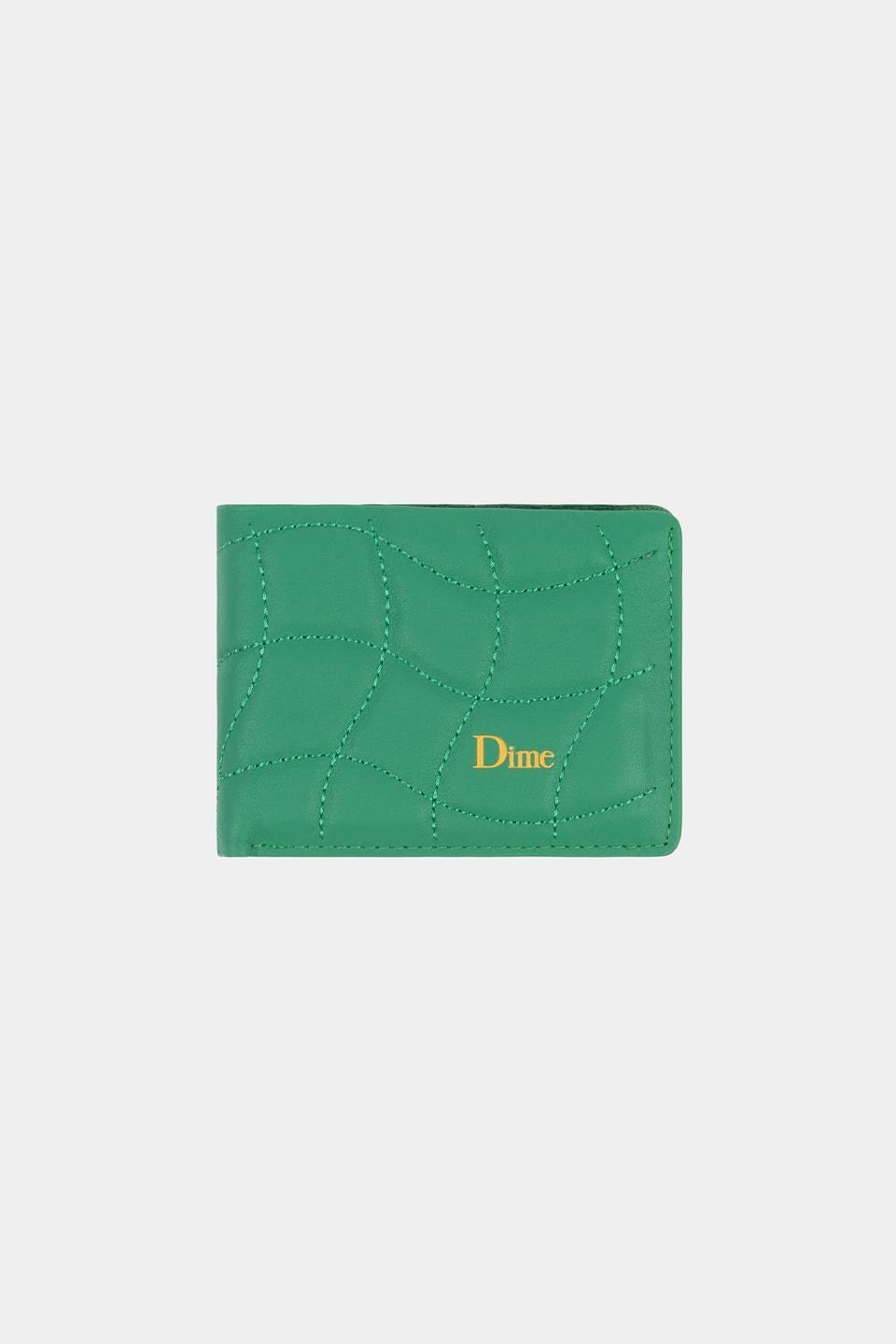 【DIME】 QUILTED BIFOLD WALLET : GRASS