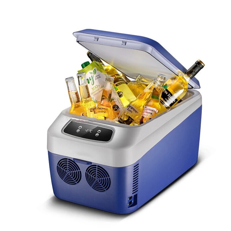 24L家庭用 キャンプ用食品貯蔵ボックス 小型冷蔵庫 美容品を保存する 小型 110/220V コンパクト カークーラー 新品12/24V