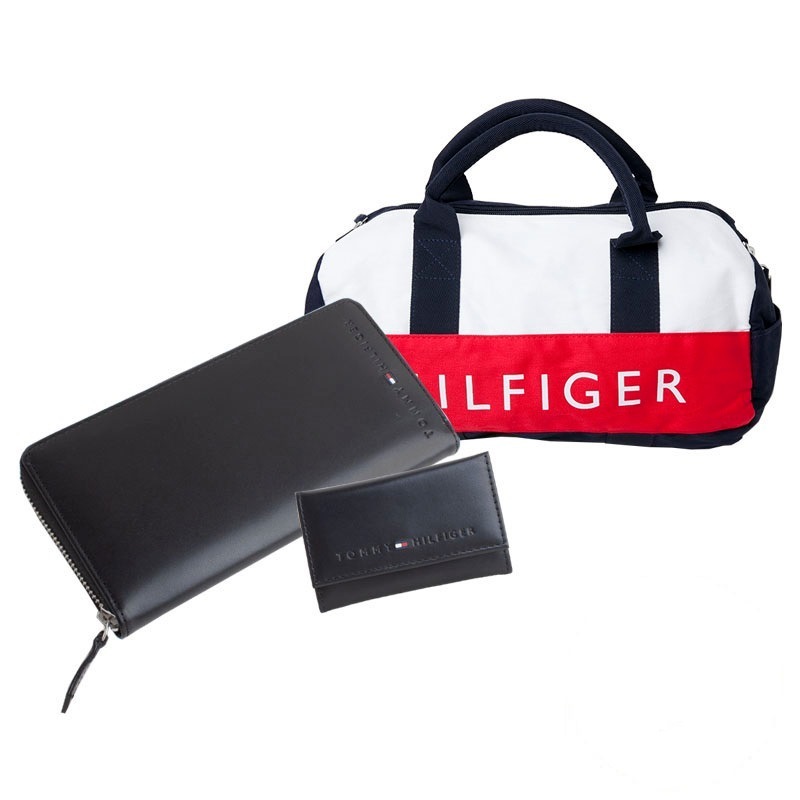 ラウンドファスナー長財布 キーケース ミニボストンバッグ プレゼント 贈り物 新生活 31tl13x015 31tl17x005 6939585 BLACK BOX付